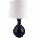 hewitt navy blue gloss jar ceramic accent table lamp white home improvement rustic dark wood coffee metal cabinet legs modern tables vitra chair replica kohls bedspreads and 150x150