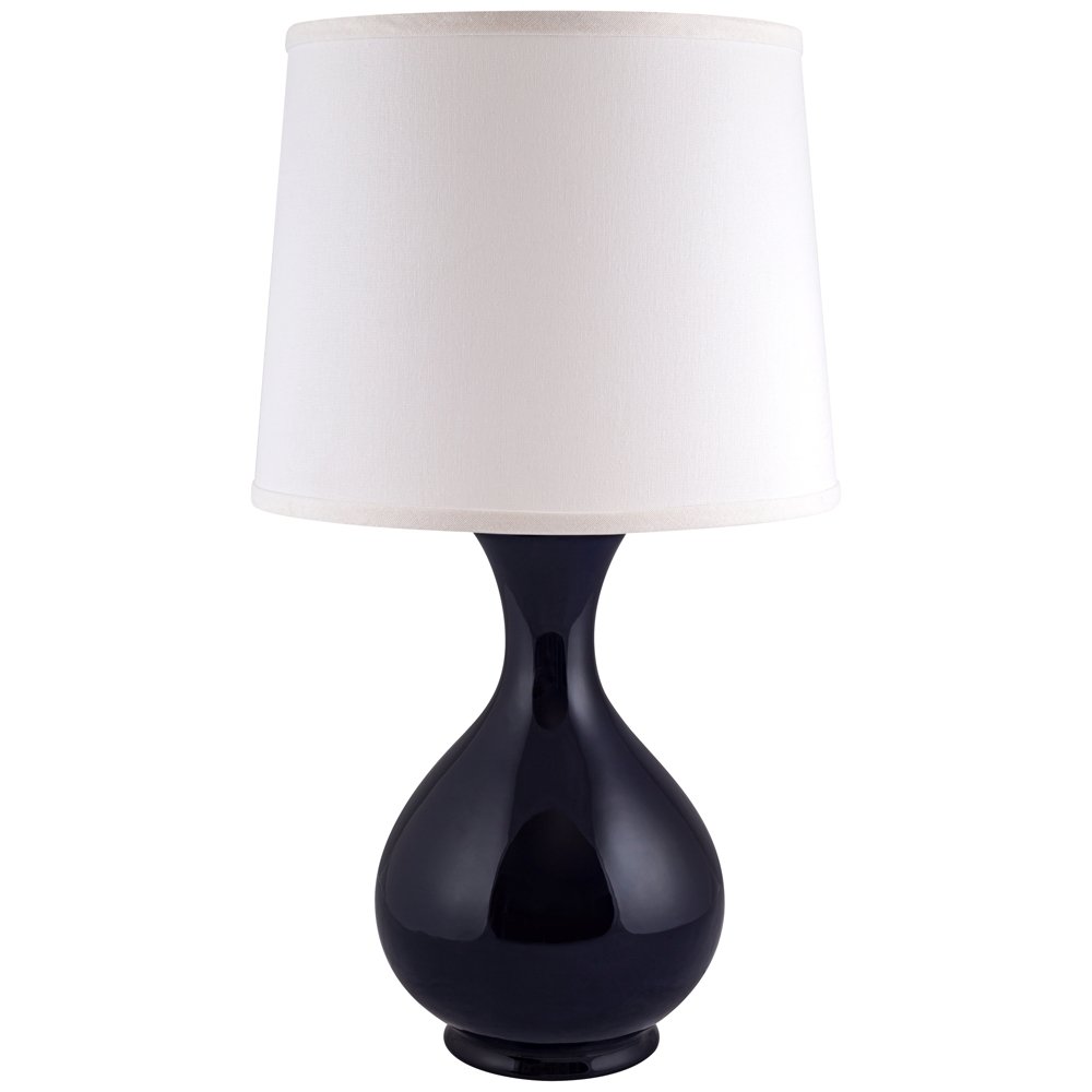 hewitt navy blue gloss jar ceramic accent table lamp white home improvement rustic dark wood coffee metal cabinet legs modern tables vitra chair replica kohls bedspreads and
