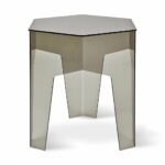 hive end table accent tables gus modern acrylic smoke small oak console with drawers pottery barn sconces porcelain vase lamp wrought iron patio furniture outdoor umbrella and 150x150