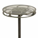 holllywood vintage film reel inch round top table free metal accent cardboard shipping today gold bedside retro console bedroom furniture packages drop leaf kitchen and chairs 150x150