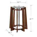 holly martin colvi midcentury modern round accent table mid century free shipping today weathered wood end and side dorm room packages low trestle patio umbrella base mosaic 150x150