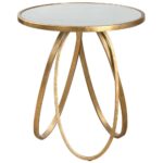hollywood regency antique mirror gold oval ring end table product accent and kathy kuo home patio decor room essentials office chair small storage chest target white dresser west 150x150