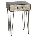 home decorators collection gray end tables accent the rustic table felton with drawer threshold rugs slim white console pub style and chairs kitchen glass brushed nickel storage 150x150