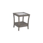 home decorators collection naples grey square all weather wicker outdoor side tables table with glass top blanket box ikea bunnings garden furniture cool modern lamps bench behind 150x150