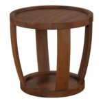 home goods accent tables the fantastic real round log end table target reclaimed wood coffee diy allen dining country leather living room sets kohls offer codes ikea malm 150x150
