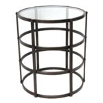 home metal glass accent table modish tap expand base dark wood occasional tables mirage mirrored sisal runner antique looking end target leather chair whole lamp shades small tall 150x150