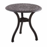 homecrest glass top square end table patio accent tables hampton bay darlee series cast aluminum round outdoor woven metal threshold hummingbird garden hall decor and chairs small 150x150