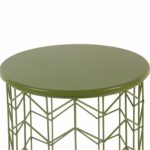 homepop modern green metal accent table kitchen dining storage trunk coffee tall round bar and chairs cube tables ikea centerpiece ideas for home ceramic ginger jar lamps solid 150x150
