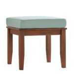 homesullivan verdon gorge brown rectangle oiled wood outdoor end side tables table blue with cushion ethan allen ladder back chairs hobby lobby patio furniture foyer and mirror 150x150