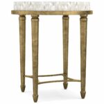 hooker furniture cynthia rowley aura round shell top tall pedestal accent table end kitchen dining clamp lamp antique side marble jcpenney window treatments laminate threshold bar 150x150