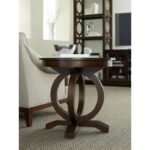 hooker furniture kinsey contemporary round end table with products color fretwork accent threshold decoratively veneered top kinseykinsey drum unique plant stands swing arm lamp 150x150