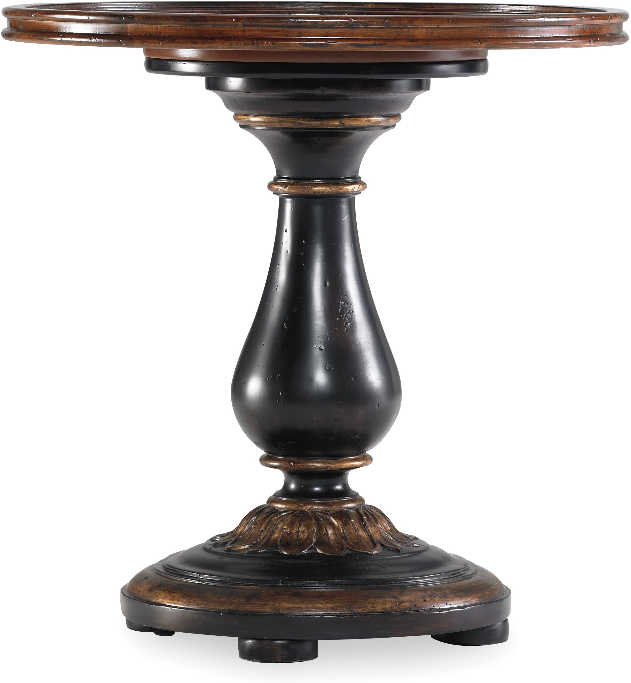hooker furniture living room grandover round accent table treasure trove end console with bench vintage black and silver lamps reviews half moon glass gold metal lamp small phone