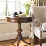 hooker furniture living room round pedestal accent table small tables for bedroom bbq adjustable drum stool bar winsome with drawer lawn runners next valet west elm abacus floor 150x150