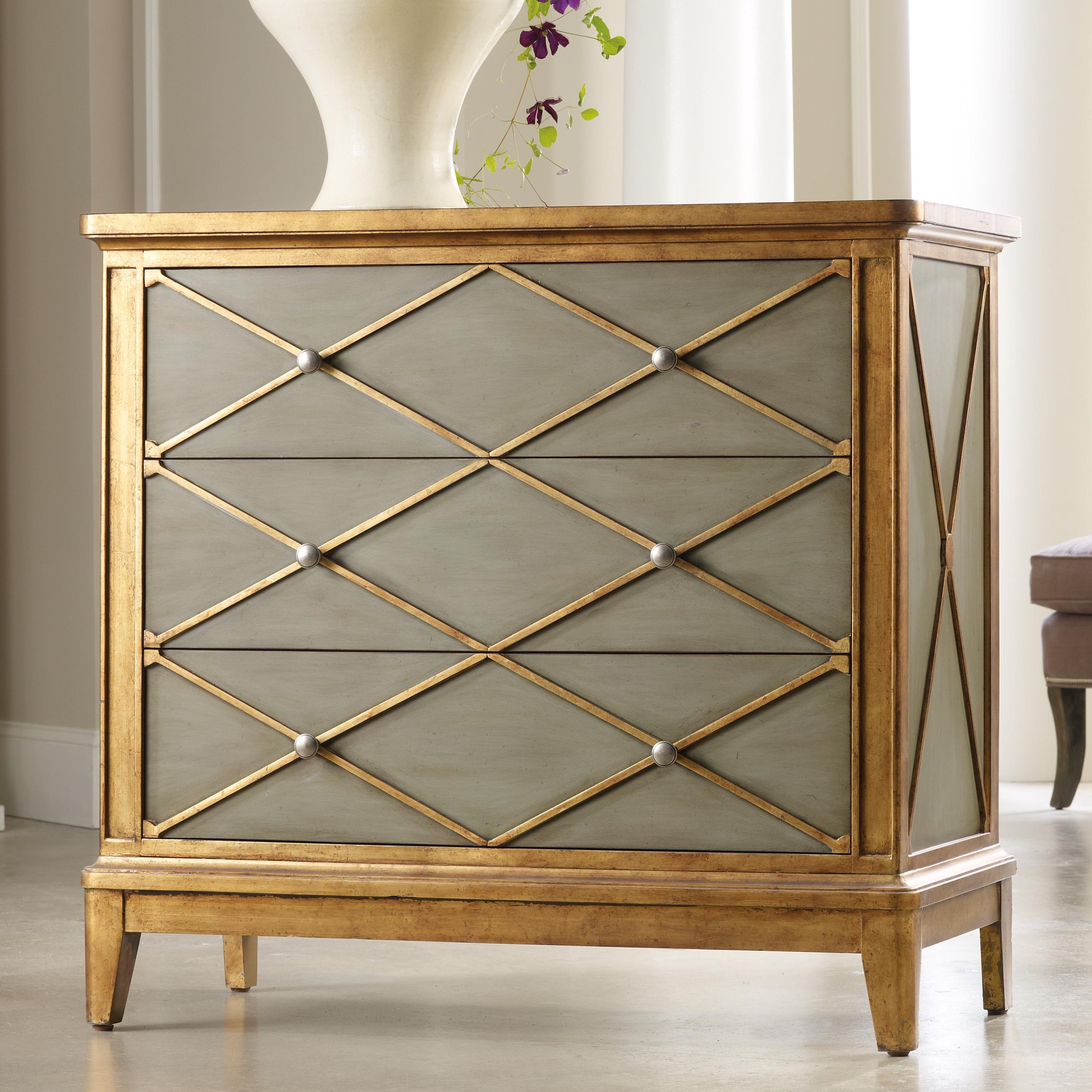 hooker furniture melange paxton gold trim chest with drawers products color accent tables and chests ahfa occasional cabinet locator small tall white table unusual bedside lamps