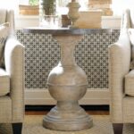 hooker furniture round accent table create its modern organic grey masterpiece the pairs rustic brass top with hammered metal coffee mini end tables for living room copper furry 150x150