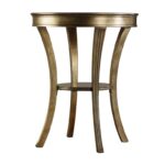 hooker furniture sanctuary round mirrored accent table reeds products color threshold sanctuaryround target gold side beach style living room mission shallow console cabinet 150x150