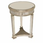 horchow gallerie borghese style champagne and similar items accent table mirrored round side pub height chairs collapsible end black bar drop leaf tables for small spaces white 150x150