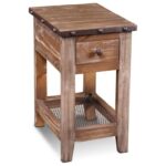 horizon home urban loft side table with nailhead trim products color accent nailheads gill brothers furniture end tables metal coffee legs uma console bay bedroom decoration 150x150