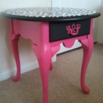 hot pink and black zebra print accent table zebraprintbedding pier one dining room tables teal coffee trestle bench small lamp wicker chair decorative metal legs woven patio 150x150