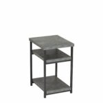 household essentials side table end with room stacking accent shelf for storage faux slate concrete kitchen dining floor edging best home decor ping websites large ginger jar 150x150