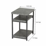 household essentials side table end with room stacking accent shelf for storage faux slate concrete kitchen dining patio furniture mississauga pier one imports clearance tipton 150x150