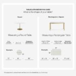 how choose tablecloth size crate and barrel ing for inch round accent table narrow console hallway modern glass end tables folding lawn chairs white wood target vases pub height 150x150