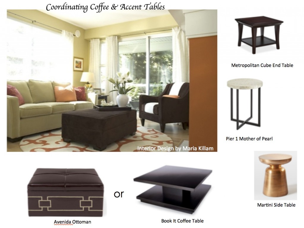 how coordinate coffee accent tables like designer maria orange living and table sets killam round patio end wood trestle dining rowico furniture lucite sofa pedestal small desk