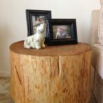 how make handmade natural tree stump side table homesfeed clear stained wood with casters two ture frames black animal miniature accent cream colored tables target high top ikea 150x150