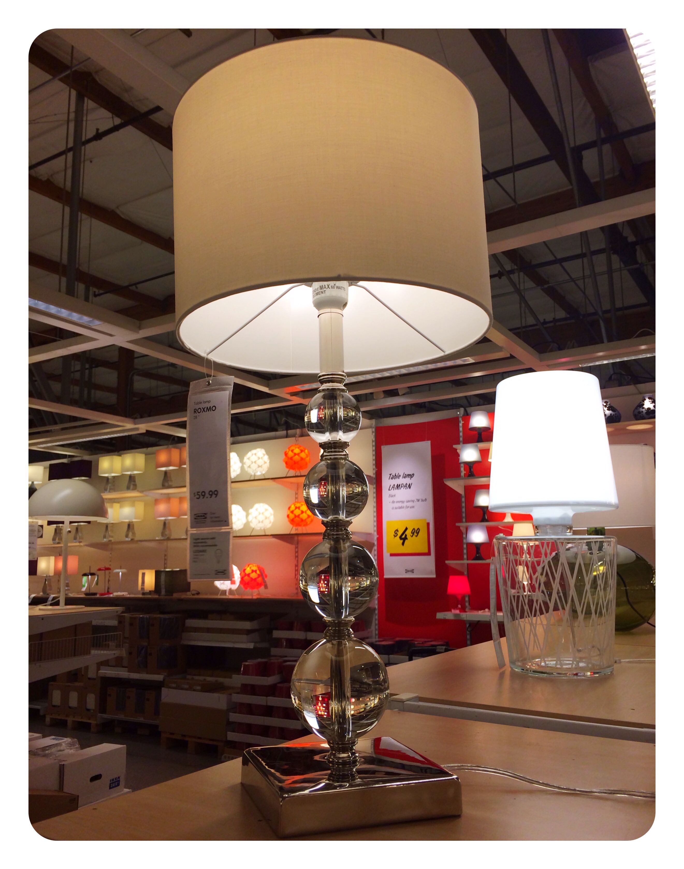 ikea roxmo table lamp for whatever reason this beautiful accent lighting seattle available but does not appear their website purchased one yesterday gold and glass coffee modern