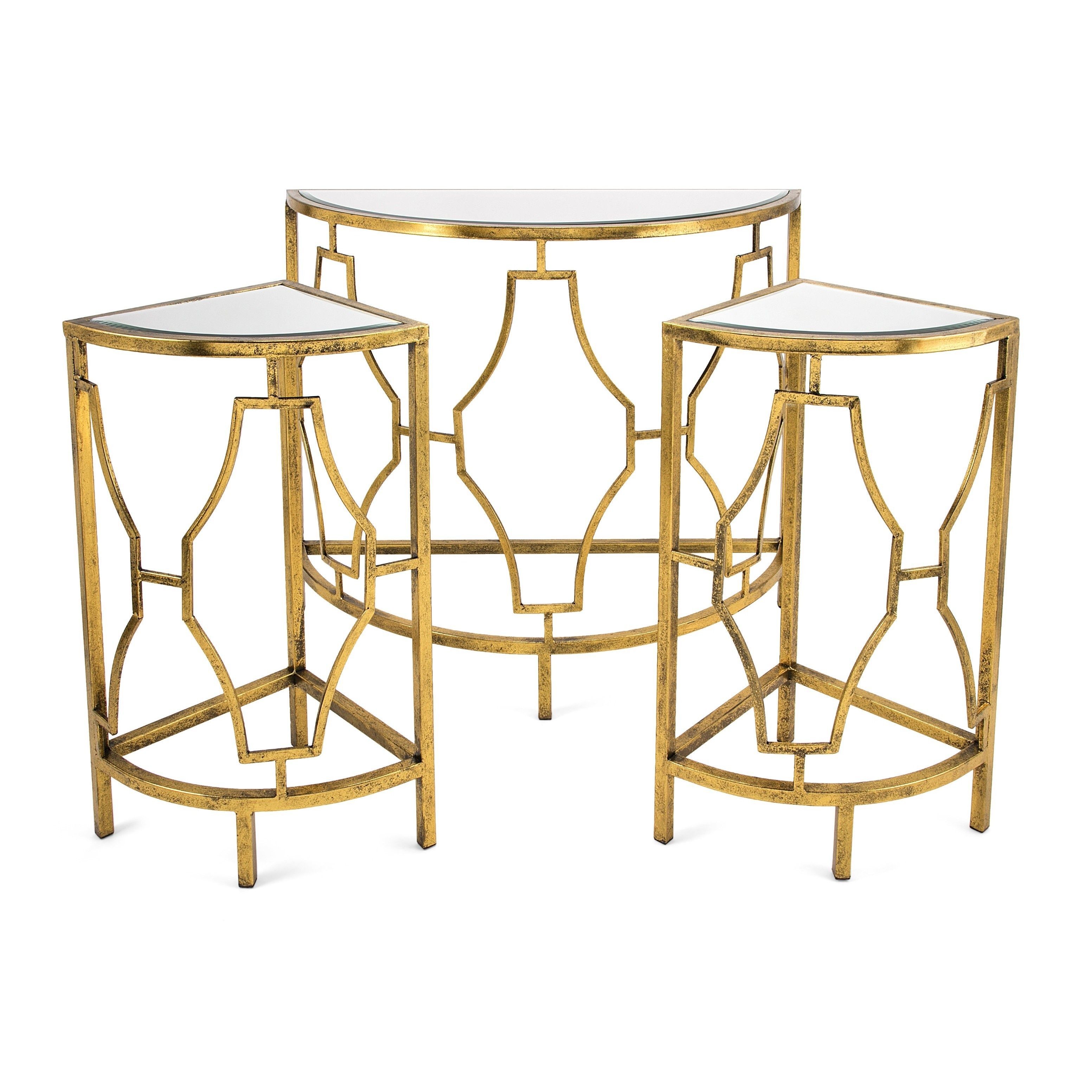 imax manchester gold mirror accent tables set occasional mirrored table cocktail linens sheesham wood end childrens outdoor furniture antique square coffee cushions ashley glass