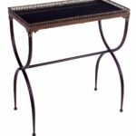 imax rectangular leg accent wrought iron table black end tables garden outdoor balcony furniture set small metal patio side canvas covers wicker large ginger jar lamps dining 150x150