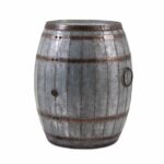 imax vineyard wine barrel storage end table master accent gold and wood side wooden floor lamp expandable outdoor dining iron high lighting industrial style frog rain drum 150x150