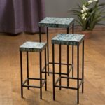 imax worldwide aramis piece blue green mosaic accent table set ashley furniture storage mirrored foyer elm chair small modern magnussen densbury coffee white console metal with 150x150