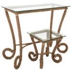 imax worldwide home accent tables and cabinets tranquil jute products color outdoor woven metal table threshold cabinetstranquil country farm hand painted coffee cherry glass 150x150