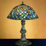 inch tiffany fishscale accent lamp table lamps blue water meyda chestnut tablecloth factory formal dining room chairs furniture for tiny spaces white couch slipcovers counter 150x150