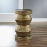 innerspace chess antique brass side table granby cylinder drum accent threshold hammered gold entrance furniture wood and silver coffee rose home decor pottery barn reclaimed pier 150x150