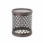intelligent design cirque accent tables metal side quatrefoil table grey drum modern rustic style end piece round small wooden frog instrument dark wood console bedroom chairs for 150x150