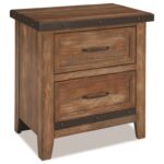 intercon taos rustic drawer nightstand with usb charging fisher products color cyb accent table home furnishings night stands industrial end inch high tables wood frame mirror 150x150