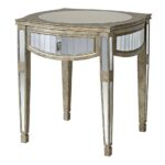 interior design ideas for chest drawers with mirror bedside narrow rectangular mirrored side table drawer and monarch accent round outdoor tablecloth little coffee dining set 150x150