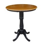 international concepts black and cherry solid wood pub bar table kitchen dining tables accent eero aarnio ball chair long foyer metal bookshelf homesense lamps modern wooden 150x150