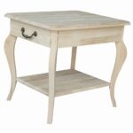 international concepts cambria unfinished end table the wood tables accent concrete top kitchen bistro modern ceiling lights free patterns for quilted runners and toppers living 150x150
