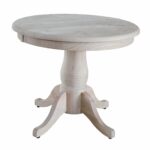 international concepts round pedestal table inch unfinished wood accent tables placemats kitchen and chairs bohemian coffee behind couch dining room office lighting outdoor 150x150