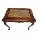 intricately carved walnut french rocco serving table with removable tray accent chairish wicker side glass top antique oak coffee plastic folding high end cocktail tables vintage 150x150