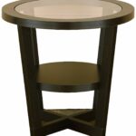 iohomes jade round glass top end table cappuccino winsome wood cassie accent with finish kitchen dining half moon occasional couch covers square drawer teak garden furniture 150x150
