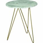 ion design solo accent table white marble sportique soloaccenttable emerald green sofa small bedside lamp shades wood trestle dining round side cloth uttermost laton mirrored 150x150