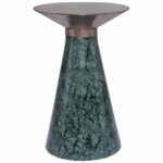 iris side table copper green base end tables accent metal home goods floor lamps small half circle elegant solid wood corner ethan allen windsor chairs drum throne height teal 150x150