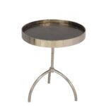 iron accent table marble top silver sagebrook home thin end living room bbq grill wood and coffee animal print chair square outdoor umbrella patio bar set furniture feet chestnut 150x150