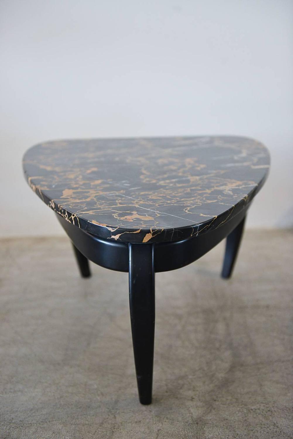 italian black marble triangular side accent table for end treasure chest furniture whole linens glass with lamp attached crescent supply all tables bedroom console mississauga usb