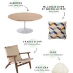 jamie chung mini apartment decor ideas get the look living room pottery barn accent table brit best patio furniture small outside and chairs affordable white slim side wood dining 150x150