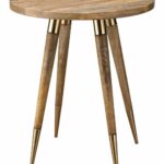 jamie young large owen side table antique brass natural wood twisted mango accent features elegant with stunning accents adds glamorous touch inexpensive nightstands parsons 150x150